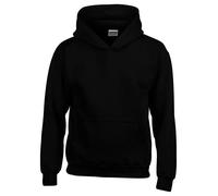 Gildan Heavy Blend Youth Hooded Sweatshirt Girls Boys Plain Hood Jumper Pullover