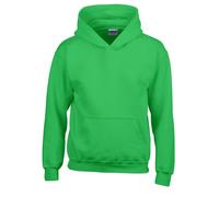 Gildan Heavy Blend Youth Hooded Sweatshirt Girls Boys Plain Hood Jumper Pullover