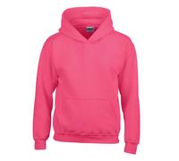 Gildan Heavy Blend Youth Hooded Sweatshirt Girls Boys Plain Hood Jumper Pullover