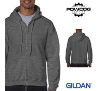 Gildan Heavy Blend Zip Hoodie - S-5XL Full Zip Fleece 50/50 Cotton Poly