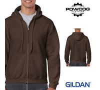 Gildan Heavy Blend Zip Hoodie - S-5XL Full Zip Fleece 50/50 Cotton Poly