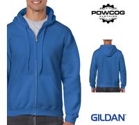 Gildan Heavy Blend Zip Hoodie - S-5XL Full Zip Fleece 50/50 Cotton Poly