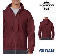 Gildan Heavy Blend Zip Hoodie - S-5XL Full Zip Fleece 50/50 Cotton Poly
