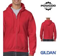 Gildan Heavy Blend Zip Hoodie - S-5XL Full Zip Fleece 50/50 Cotton Poly