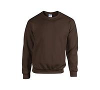 GILDAN Heavy Blend Adult Crewneck Sweatshirt, Dark Chocolate, M