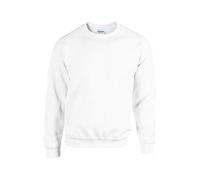 GILDAN Heavy Blend Adult Crewneck Sweatshirt, White, M