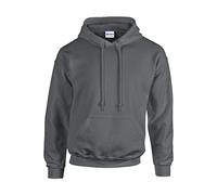 Gildan Hoodie Heavy Blend - Cotton/Polyester, Warm & Comfortable - Unisex, Charcoal S