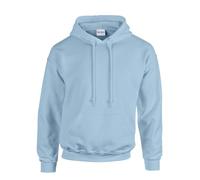 Gildan Hooded Sweatshirt Heavy Blend Unisex Adult Light Blue XL