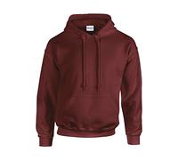 gildan Heavy Blend Adult Hooded Sweatshirt, Maroon, M