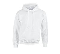 Gildan Heavy Blend Adult Hooded Sweatshirt, White, M