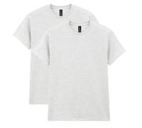 Gildan Heavy Cotton T-Shirt, Style G5000, Multipack, Ash Grey (2 Pack), L (Pack of 2)
