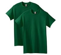 Gildan Heavy Cotton T-Shirt, Style G5000, Multipack, Forest Green (2-Pack), S (Pack of 2)