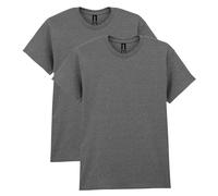 Gildan Heavy Cotton T-Shirt, Style G5000, Multipack, Graphite Heather (2-Pack), M (Pack of 2)