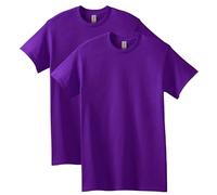 Gildan Heavy Cotton T-Shirt, Style G5000, Multipack, Purple (2-Pack), S (Pack of 2)