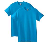 Gildan Heavy Cotton T-Shirt, Style G5000, Multipack, Sapphire (2-Pack), 3XL (Pack of 2)