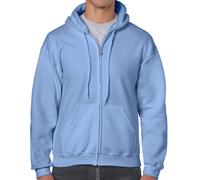 Gildan Heavy Full Zip Hoodie Mens Classic Hooded Sweatshirt Unisex Jumper Top