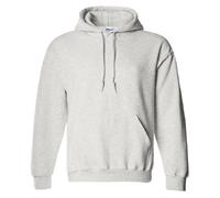 (2XL, Ash) Gildan Heavyweight DryBlend Adult Unisex Hooded Sweatshirt Top / Hoodie (13 Colours)