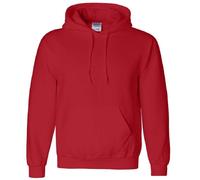 (2XL, Red) Gildan Heavyweight DryBlend Adult Unisex Hooded Sweatshirt Top / Hoodie (13 Colours)