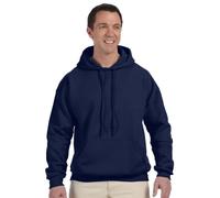 GILDAN Heavyweight DryBlend Adult Unisex Hooded Sweatshirt Top/Hoodie (13 Colours) (M) (Navy)
