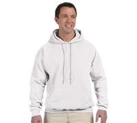 GILDAN Heavyweight DryBlend Adult Unisex Hooded Sweatshirt Top/Hoodie (13 Colours) (M) (White)