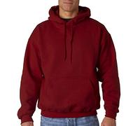 GILDAN Heavyweight DryBlend Adult Unisex Hooded Sweatshirt Top/Hoodie (13 Colours) (XL) (Maroon)