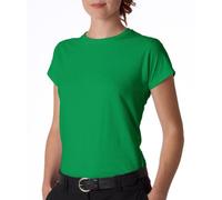 Gildan Junior-Fit Softstyle T-Shirt - green - Medium