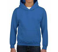 Gildan Kids Heavy Blend Hooded Sweatshirt Plain Casual Workwear Pullover Hoodie