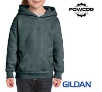 Gildan Kids Heavyweight Hoodie - Classic Fit, Ages 3-14, Soft Fleece, 271gsm