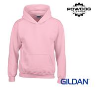 Gildan Kids Hooded Jumper -Soft Fleece Pullover Hoodie Sweatshirt - 2 for £19
