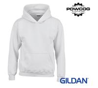 Gildan Kids Hooded Jumper -Soft Fleece Pullover Hoodie Sweatshirt - 2 for £19