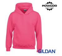 Gildan Kids Hooded Jumper -Soft Fleece Pullover Hoodie Sweatshirt - 2 for £19
