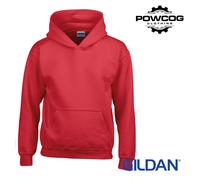Gildan Kids Hooded Jumper -Soft Fleece Pullover Hoodie Sweatshirt - 2 for £19