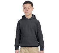 Gildan Kids Youth Hooded Sweatshirt, Style G18500B, Charcoal, L