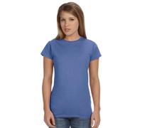 Gildan Ladies 4.5 oz. SoftStyle Junior Fit T-Shirt - CIEL BLUE - 3XL