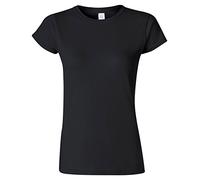Gildan Ladies Soft Style Short Sleeve T-Shirt (L) (Black)