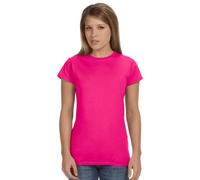 Gildan Ladies Soft Style Short Sleeve T-Shirt (S) (Antique Heliconia)