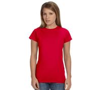 Gildan Ladies Soft Style T-Shirt S Red