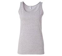 Gildan Ladies Soft Style Tank Top Vest (S) (Sport Grey (RS))