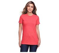Gildan Ladies Softstyle CVC T-Shirt, Red Mist, Medium