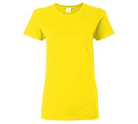 Gildan Ladies/Womens Heavy Cotton Missy Fit Short Sleeve T-Shirt (L) (Daisy)