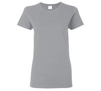 Gildan Ladies/Womens Heavy Cotton Missy Fit Short Sleeve T-Shirt (M) (Sport Grey)