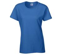 Gildan Ladies/Womens Heavy Cotton Missy Fit Short Sleeve T-Shirt (S) (Royal)