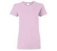 Gildan Ladies/Womens Heavy Cotton Missy Fit Short Sleeve T-Shirt (XL) (Light Pink)