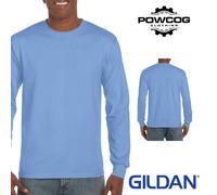 Gildan Long Sleeve T-Shirt Ultra Cotton Heavyweight Classic Fit Casual Work Tee