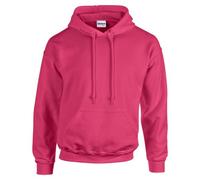 Gildan Men's Heavy Blend Hoodie, Pink (Heliconia), Medium