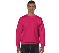(M, Heliconia) Gildan Heavy Blend Unisex Adult Crewneck Sweatshirt