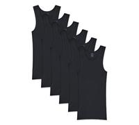Gildan Men's A-Shirts Tanks Multipack Underwear, Black (6 Pack), XXL (Pack of 6)