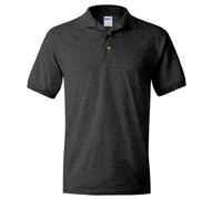 Gildan Men's Adult DryBlend Jersey Short Sleeve Polo Shirt in Grey | Size: Small Gildan Grey S