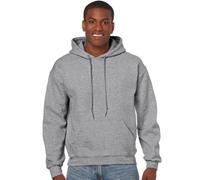Gildan Men's Adult Hooded 18500 Long Sleeve Hoodie, Grey - Grau (Sport Grey), Large