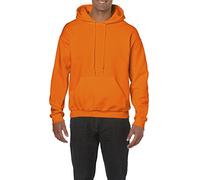 Gildan Men's Adult Hooded 18500 Long Sleeve Hoodie, Orange - Orange (Safety Orange 193), X-Large